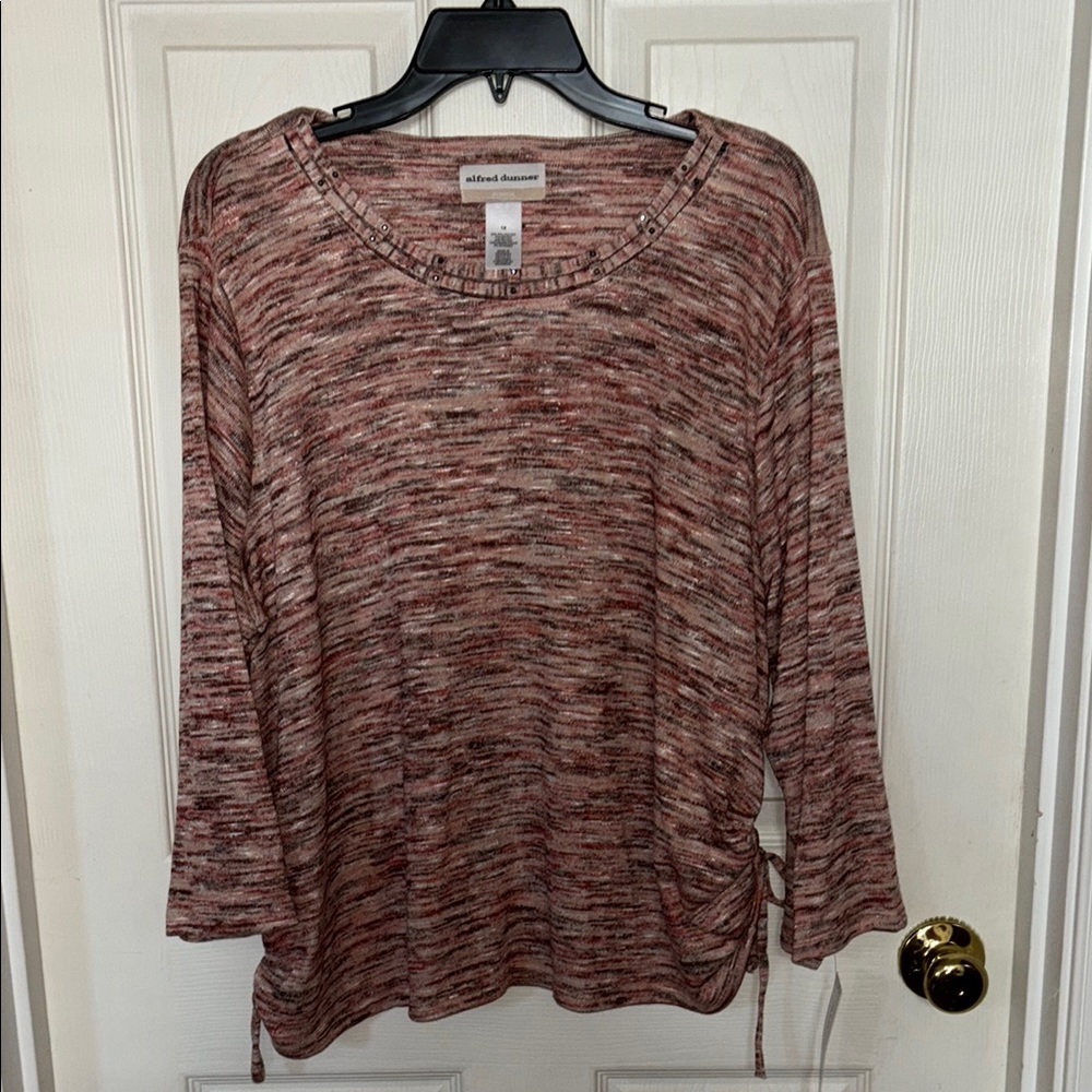 Alfred Dunner Scottsdale Space Dye Top!
